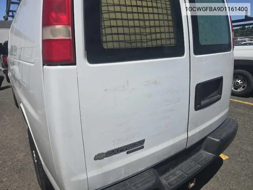2013 Chevrolet Express 2500 Work Van VIN: 1GCWGFBA9D1161400 Lot: 42631329