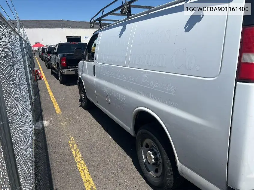 2013 Chevrolet Express 2500 Work Van VIN: 1GCWGFBA9D1161400 Lot: 42631329