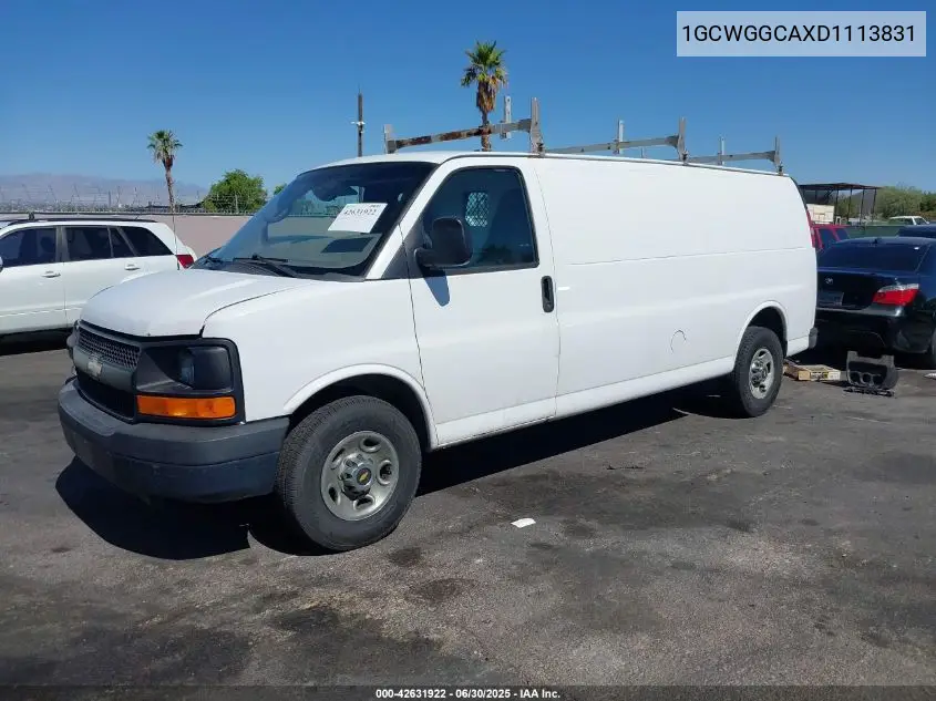 2013 Chevrolet Express 2500 Work Van VIN: 1GCWGGCAXD1113831 Lot: 42631922