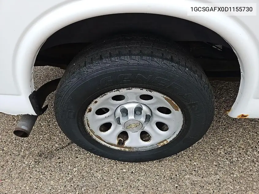 2013 Chevrolet Express G1500 VIN: 1GCSGAFX0D1155730 Lot: 42632713