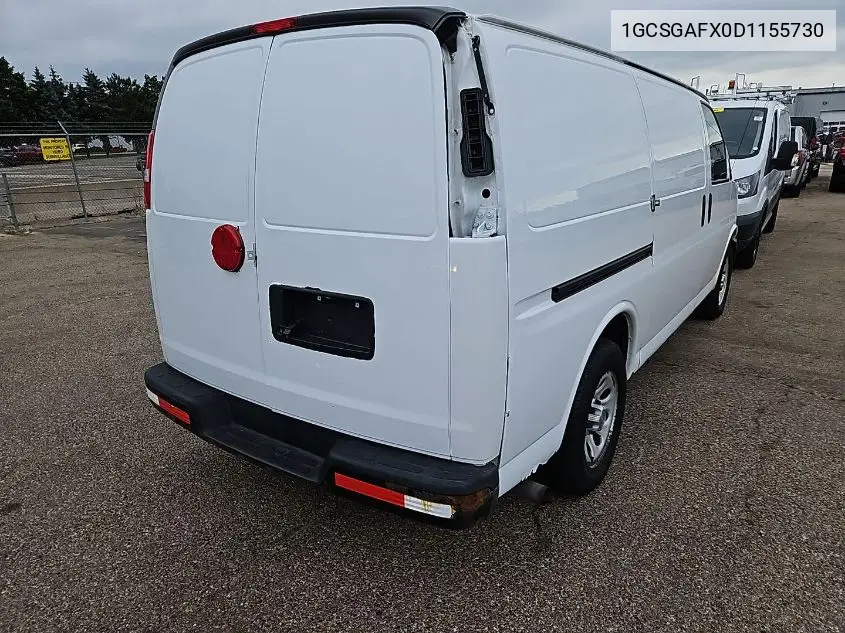2013 Chevrolet Express G1500 VIN: 1GCSGAFX0D1155730 Lot: 42632713