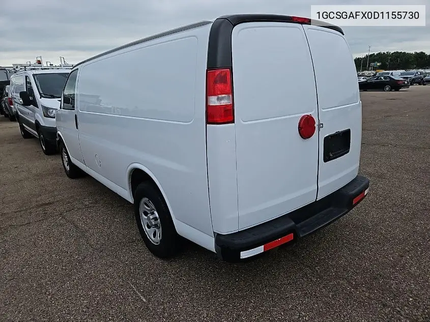 2013 Chevrolet Express G1500 VIN: 1GCSGAFX0D1155730 Lot: 42632713