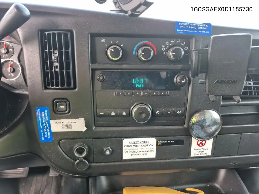 2013 Chevrolet Express G1500 VIN: 1GCSGAFX0D1155730 Lot: 42632713