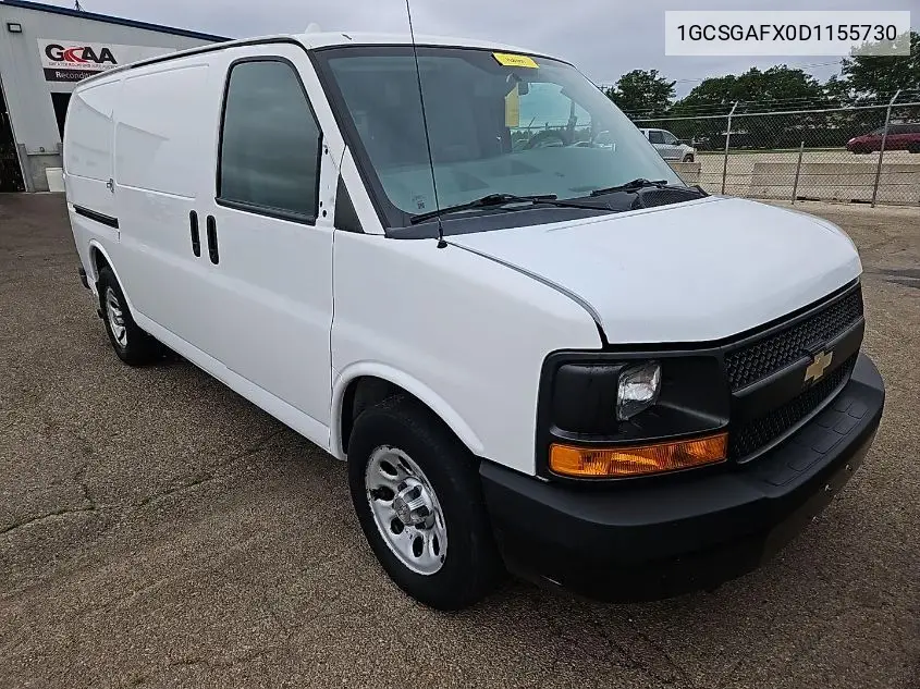 2013 Chevrolet Express G1500 VIN: 1GCSGAFX0D1155730 Lot: 42632713