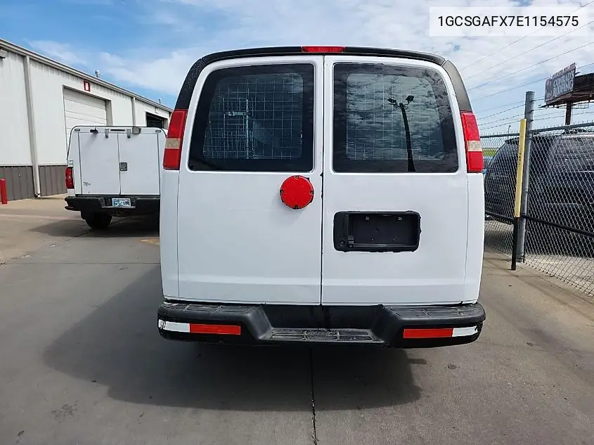 2014 Chevrolet Express G1500 VIN: 1GCSGAFX7E1154575 Lot: 42264219