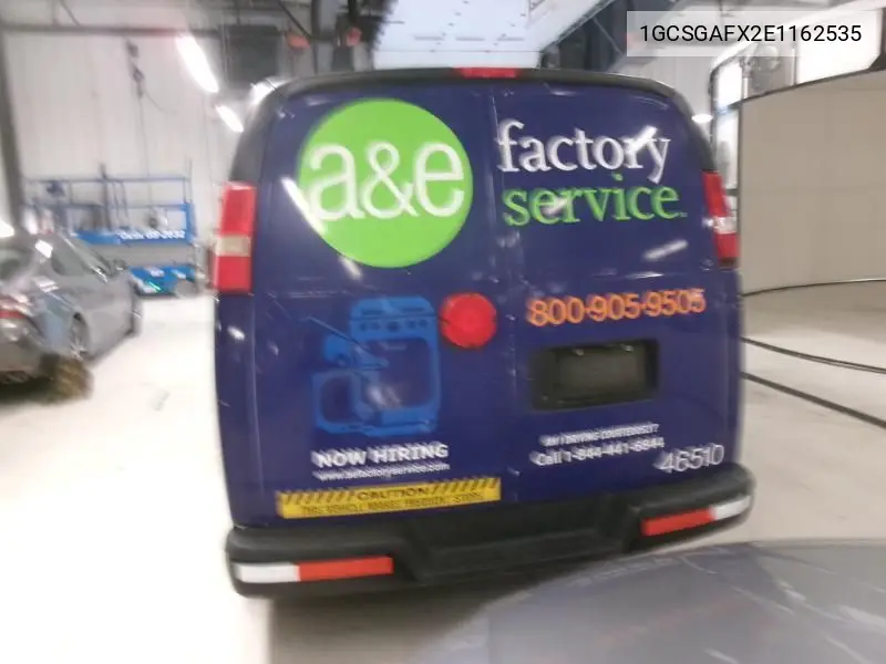 2014 Chevrolet Express G1500 VIN: 1GCSGAFX2E1162535 Lot: 42268881
