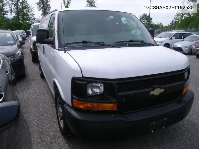 2014 Chevrolet Express G1500 VIN: 1GCSGAFX2E1162535 Lot: 42268881