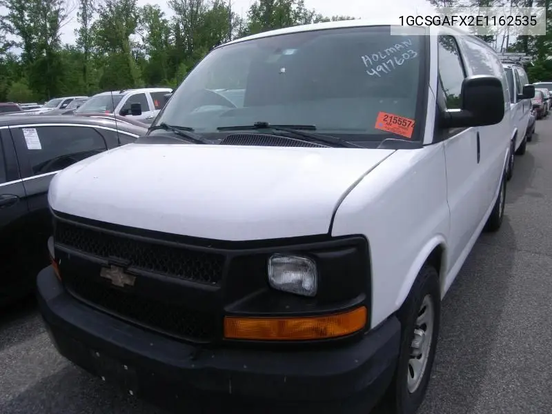 2014 Chevrolet Express G1500 VIN: 1GCSGAFX2E1162535 Lot: 42268881