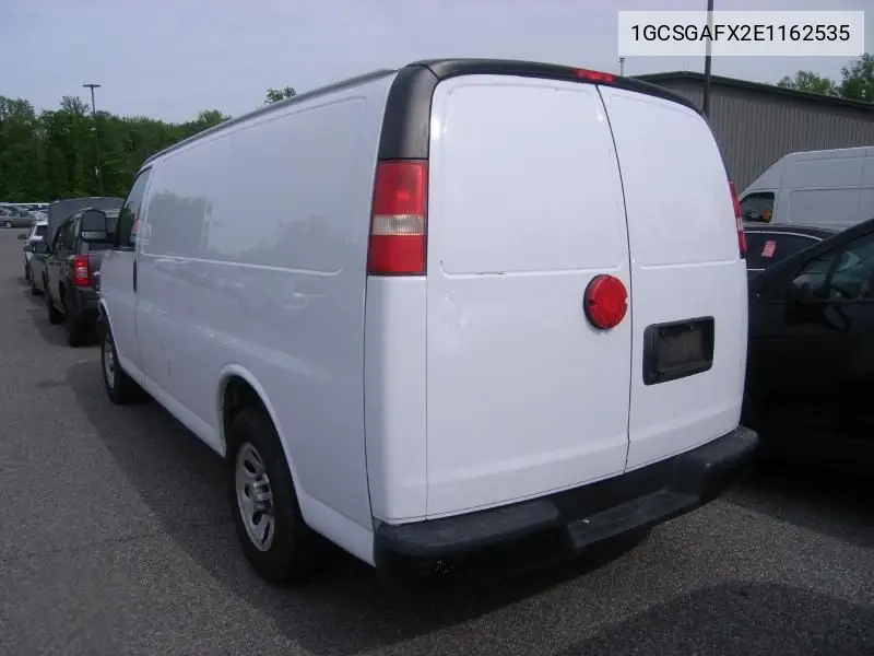 2014 Chevrolet Express G1500 VIN: 1GCSGAFX2E1162535 Lot: 42268881