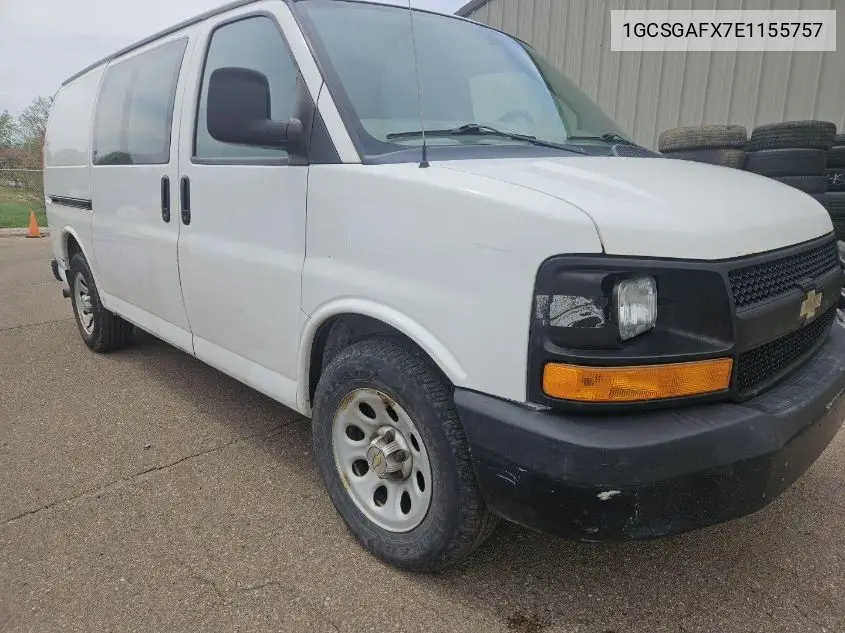 2014 Chevrolet Express G1500 VIN: 1GCSGAFX7E1155757 Lot: 42271794