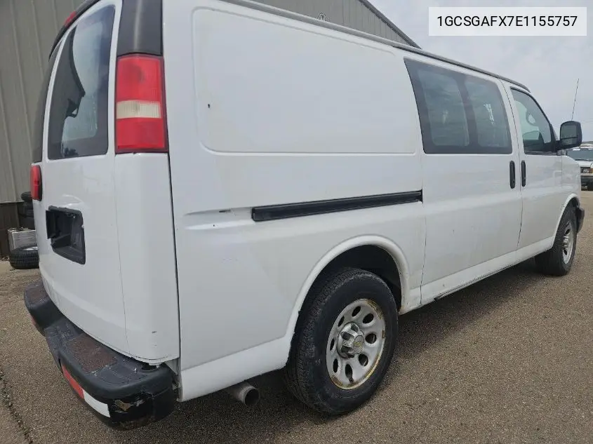 2014 Chevrolet Express G1500 VIN: 1GCSGAFX7E1155757 Lot: 42271794