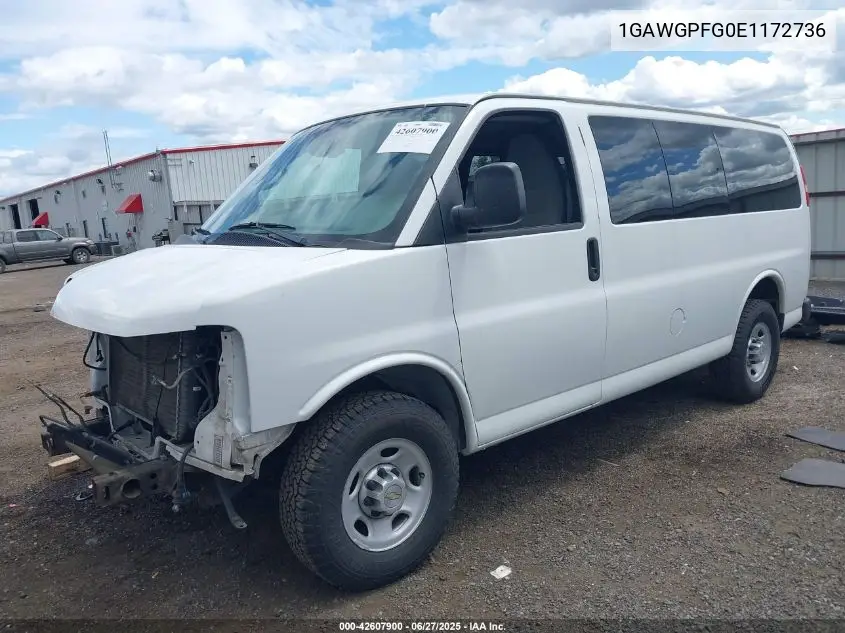 2014 Chevrolet Express 2500 Ls VIN: 1GAWGPFG0E1172736 Lot: 42607900