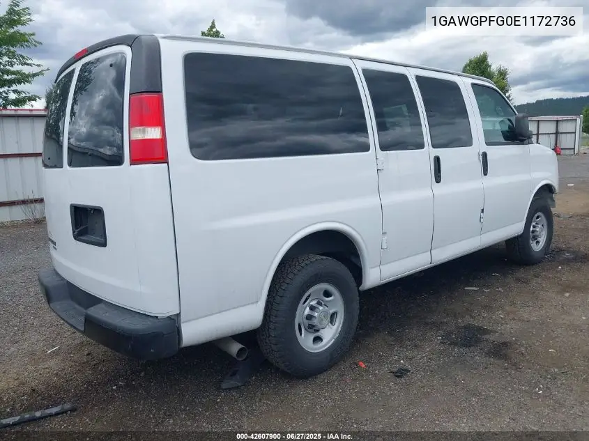 2014 Chevrolet Express 2500 Ls VIN: 1GAWGPFG0E1172736 Lot: 42607900