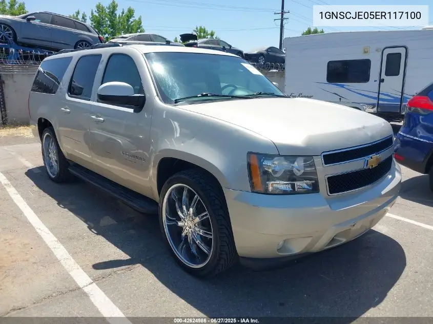 2014 Chevrolet Suburban 1500 Lt VIN: 1GNSCJE05ER117100 Lot: 42624986