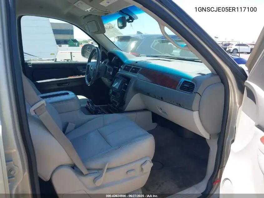 2014 Chevrolet Suburban 1500 Lt VIN: 1GNSCJE05ER117100 Lot: 42624986