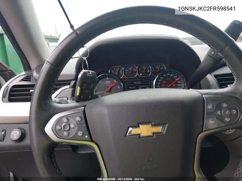 2015 Chevrolet Suburban 1500 Lt VIN: 1GNSKJKC2FR598541 Lot: 42264369