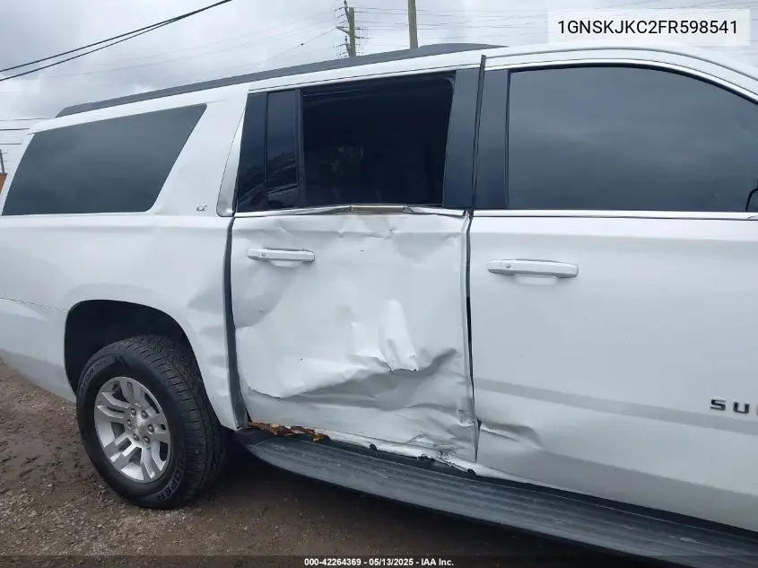2015 Chevrolet Suburban 1500 Lt VIN: 1GNSKJKC2FR598541 Lot: 42264369