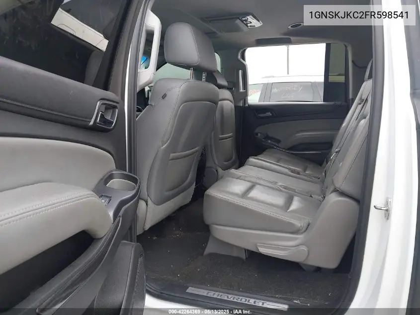 2015 Chevrolet Suburban 1500 Lt VIN: 1GNSKJKC2FR598541 Lot: 42264369
