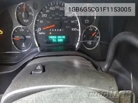 2015 Chevrolet Express Cutaway 4500 VIN: 1GB6G5CG1F1153005 Lot: 42273311