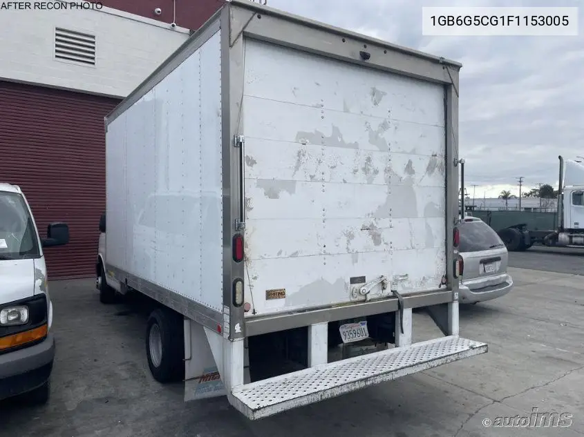 2015 Chevrolet Express Cutaway 4500 VIN: 1GB6G5CG1F1153005 Lot: 42273311