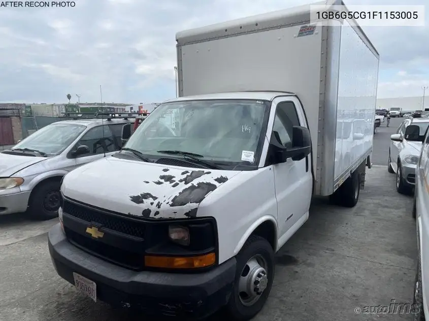 2015 Chevrolet Express Cutaway 4500 VIN: 1GB6G5CG1F1153005 Lot: 42273311