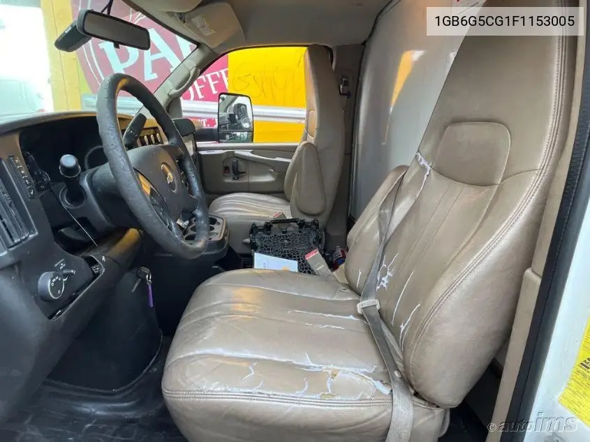 2015 Chevrolet Express Cutaway 4500 VIN: 1GB6G5CG1F1153005 Lot: 42273311