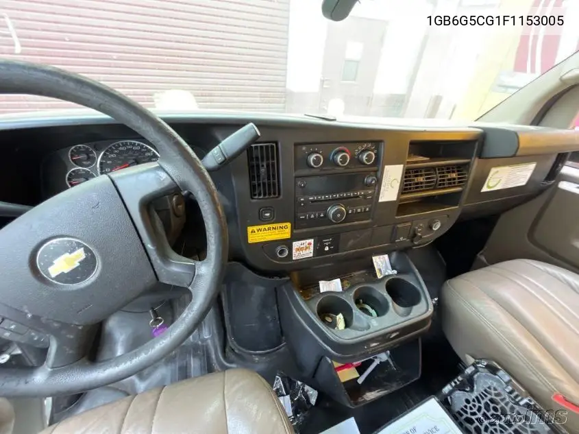 2015 Chevrolet Express Cutaway 4500 VIN: 1GB6G5CG1F1153005 Lot: 42273311