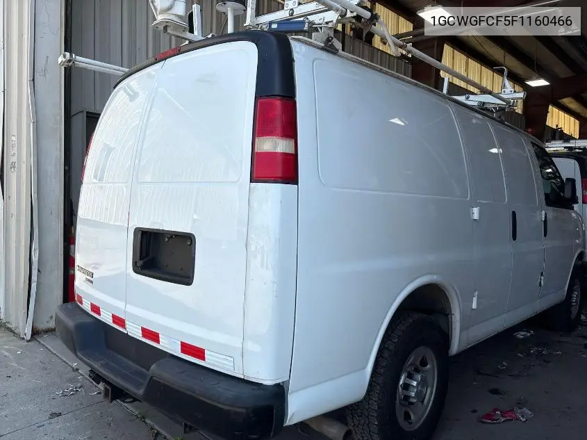 2015 Chevrolet Express 2500 Work Van VIN: 1GCWGFCF5F1160466 Lot: 42621690