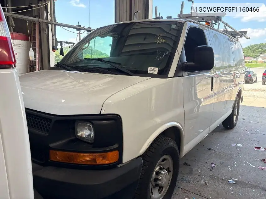 2015 Chevrolet Express 2500 Work Van VIN: 1GCWGFCF5F1160466 Lot: 42621690