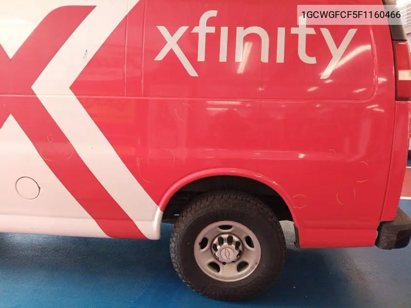 2015 Chevrolet Express 2500 Work Van VIN: 1GCWGFCF5F1160466 Lot: 42621690