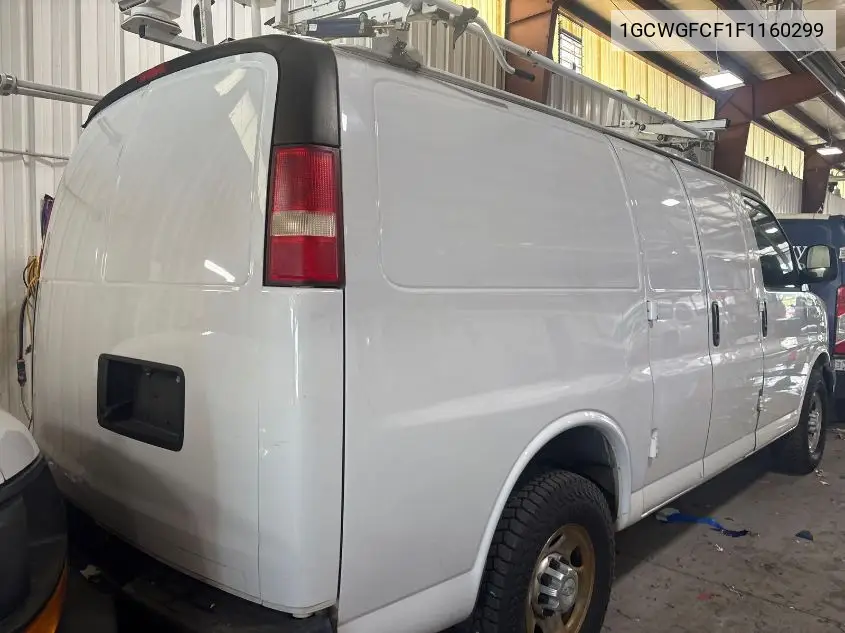 2015 Chevrolet Express 2500 Work Van VIN: 1GCWGFCF1F1160299 Lot: 42621701