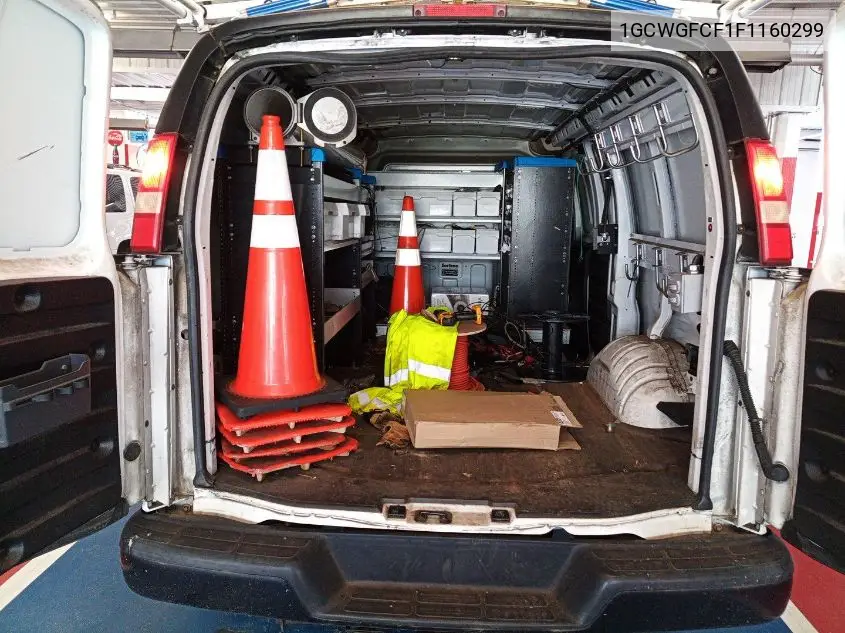 2015 Chevrolet Express 2500 Work Van VIN: 1GCWGFCF1F1160299 Lot: 42621701