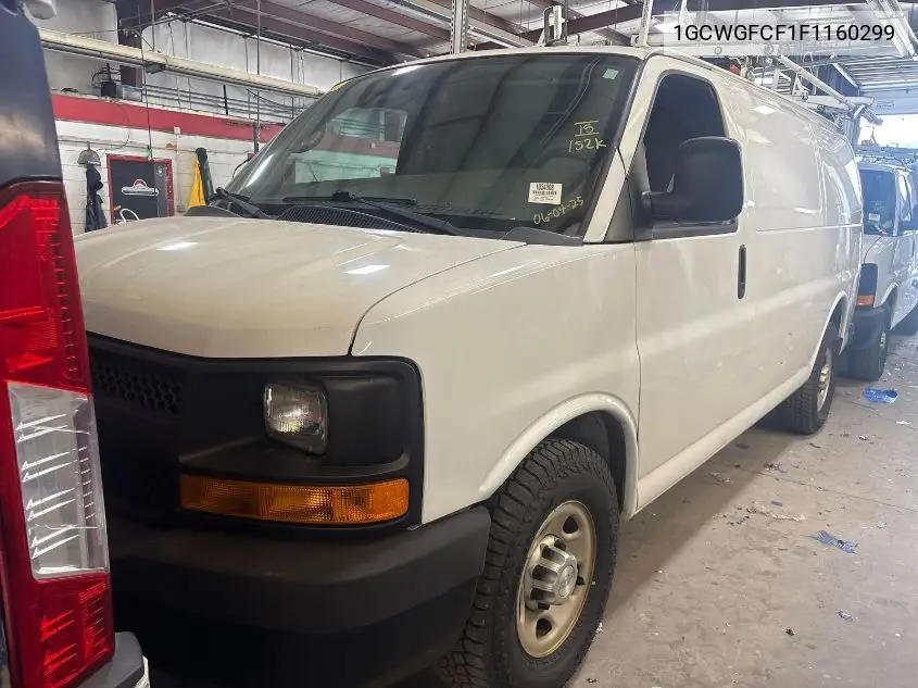 2015 Chevrolet Express 2500 Work Van VIN: 1GCWGFCF1F1160299 Lot: 42621701