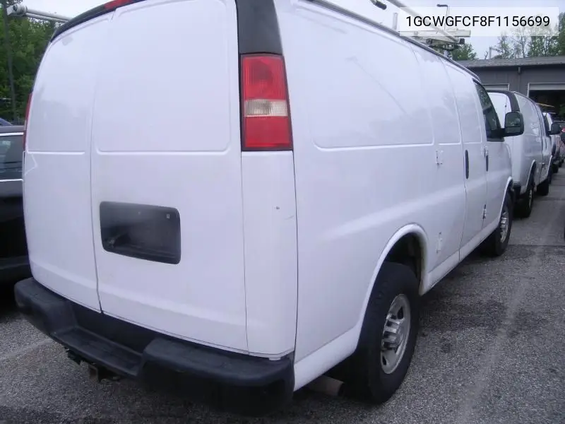 2015 Chevrolet Express 2500 Work Van VIN: 1GCWGFCF8F1156699 Lot: 42631336