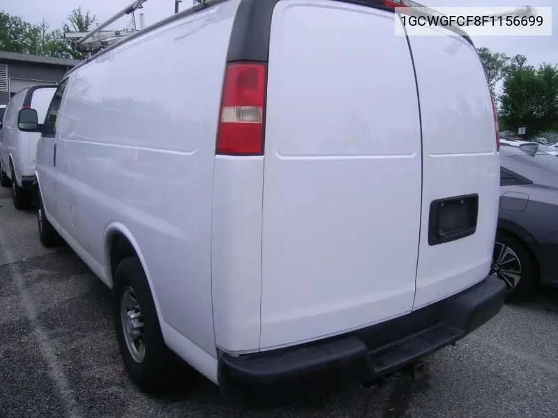 2015 Chevrolet Express 2500 Work Van VIN: 1GCWGFCF8F1156699 Lot: 42631336