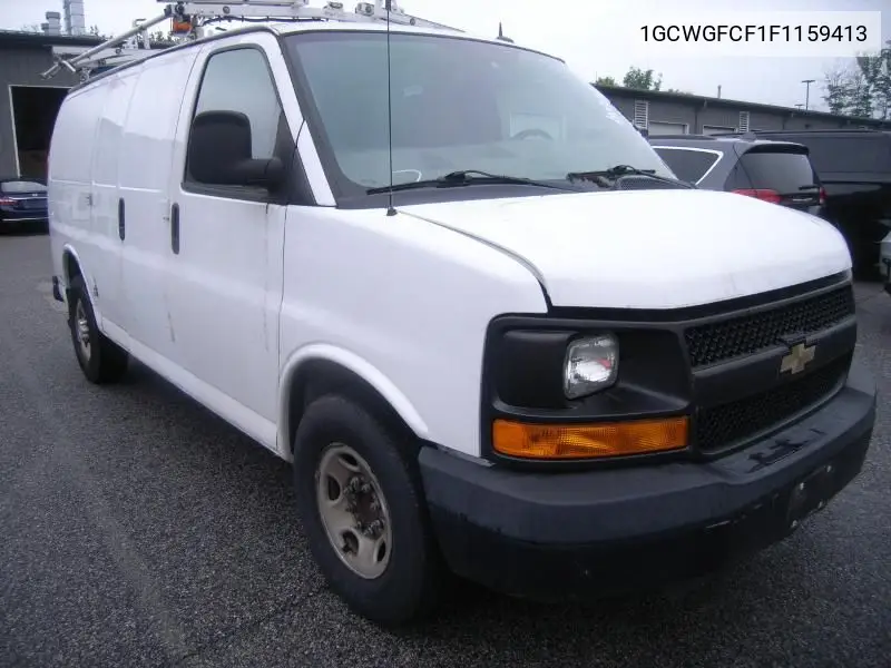 2015 Chevrolet Express 2500 Work Van VIN: 1GCWGFCF1F1159413 Lot: 42631369