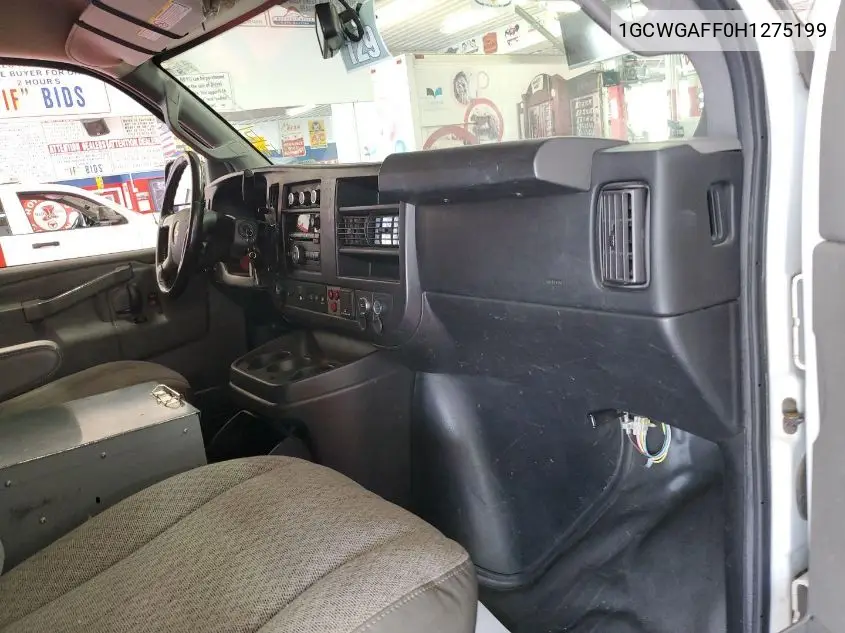 2017 Chevrolet Express 2500 Work Van VIN: 1GCWGAFF0H1275199 Lot: 42621702