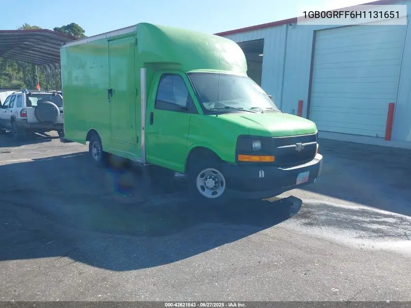 2017 Chevrolet Express Cutaway Work Van VIN: 1GB0GRFF6H1131651 Lot: 42621843