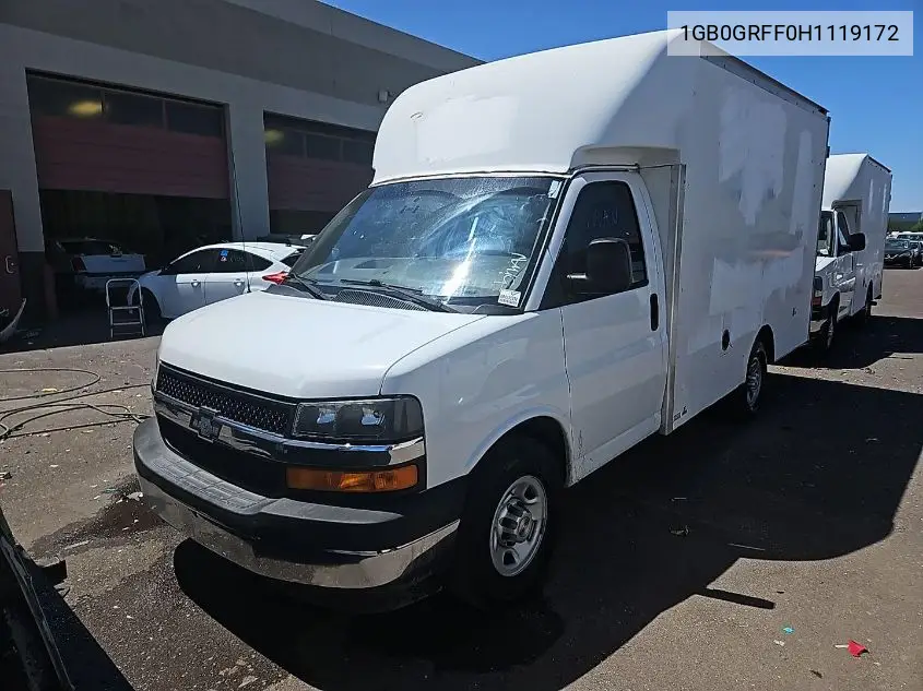 2017 Chevrolet Express G3500 VIN: 1GB0GRFF0H1119172 Lot: 42626468