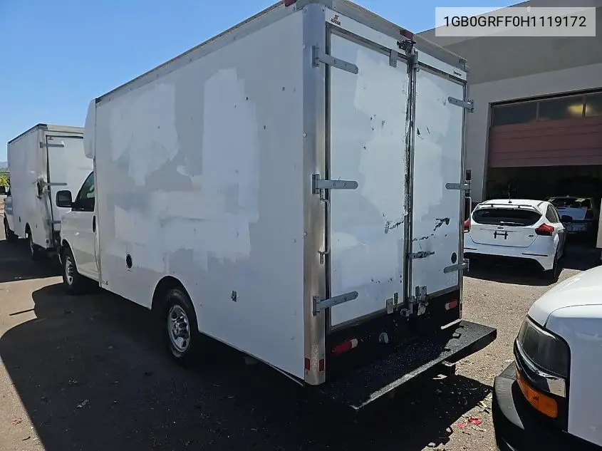 2017 Chevrolet Express G3500 VIN: 1GB0GRFF0H1119172 Lot: 42626468