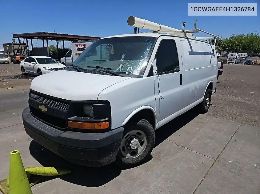 2017 Chevrolet Express G2500 VIN: 1GCWGAFF4H1326784 Lot: 42626469