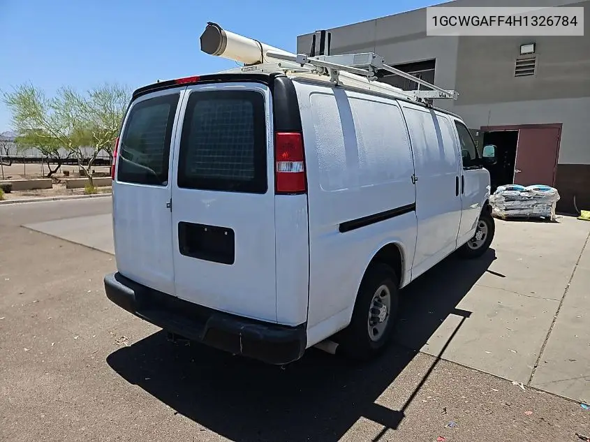 2017 Chevrolet Express G2500 VIN: 1GCWGAFF4H1326784 Lot: 42626469
