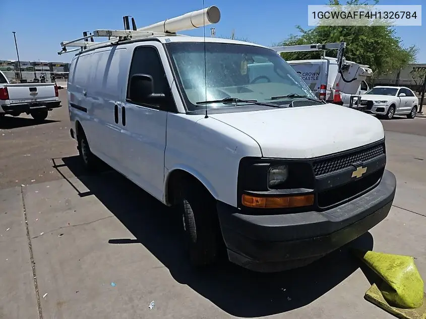 2017 Chevrolet Express G2500 VIN: 1GCWGAFF4H1326784 Lot: 42626469