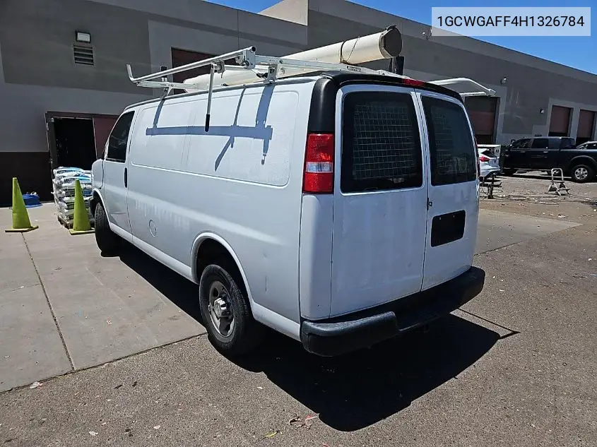 2017 Chevrolet Express G2500 VIN: 1GCWGAFF4H1326784 Lot: 42626469