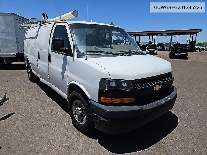 2018 Chevrolet Express G2500 VIN: 1GCWGBFG2J1345225 Lot: 42626465