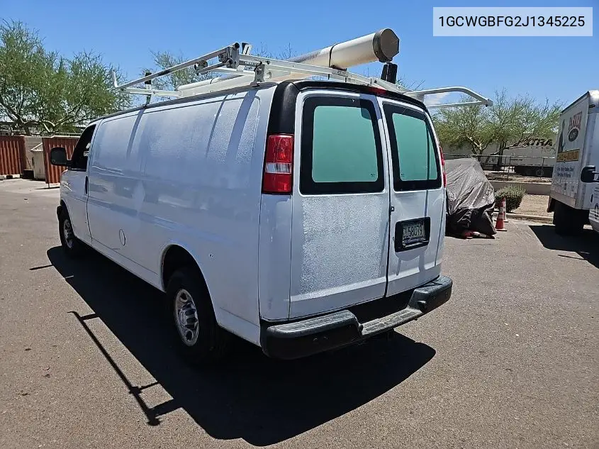 2018 Chevrolet Express G2500 VIN: 1GCWGBFG2J1345225 Lot: 42626465