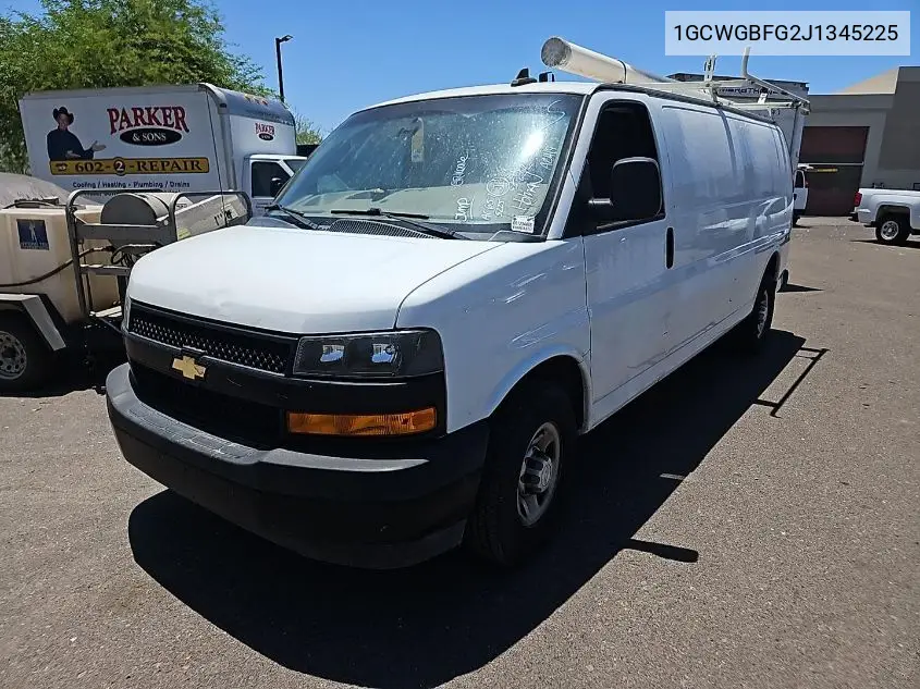 2018 Chevrolet Express G2500 VIN: 1GCWGBFG2J1345225 Lot: 42626465