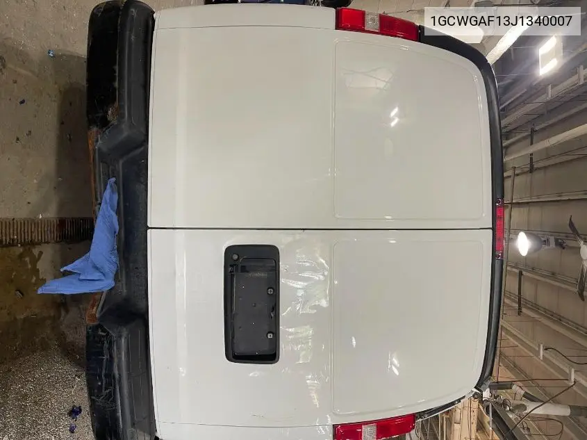 2018 Chevrolet Express G2500 VIN: 1GCWGAF13J1340007 Lot: 42631148