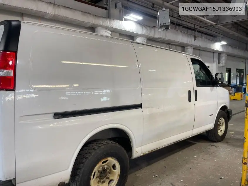 2018 Chevrolet Express G2500 VIN: 1GCWGAF15J1336993 Lot: 42631149