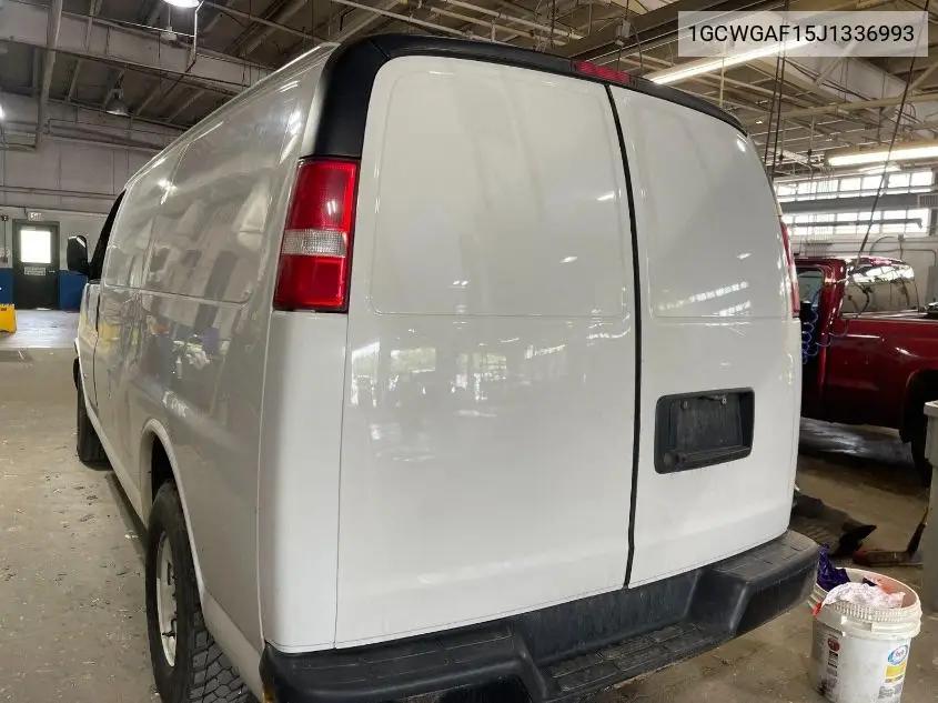 2018 Chevrolet Express G2500 VIN: 1GCWGAF15J1336993 Lot: 42631149